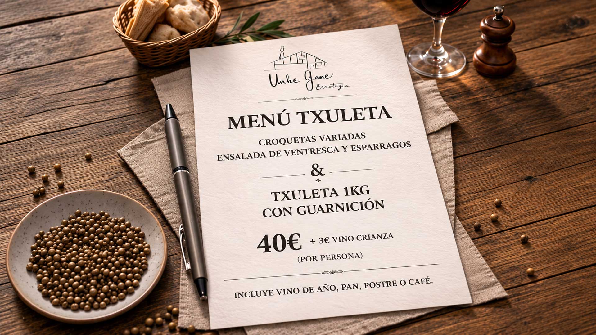 Menú TXULETA